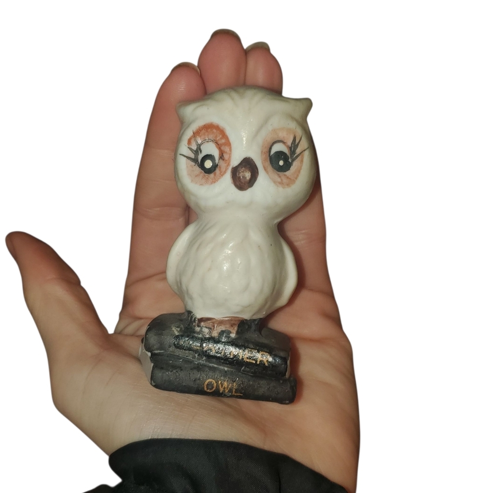 Vintage Weather Owl Figurine